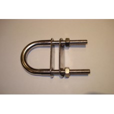 U - skrūve, Aisi316,  5mm x 80mm