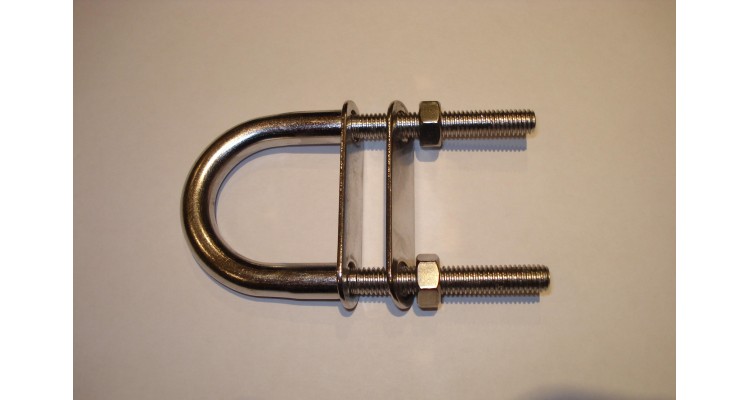 U - skrūve, Aisi316,  8mm x 100mm
