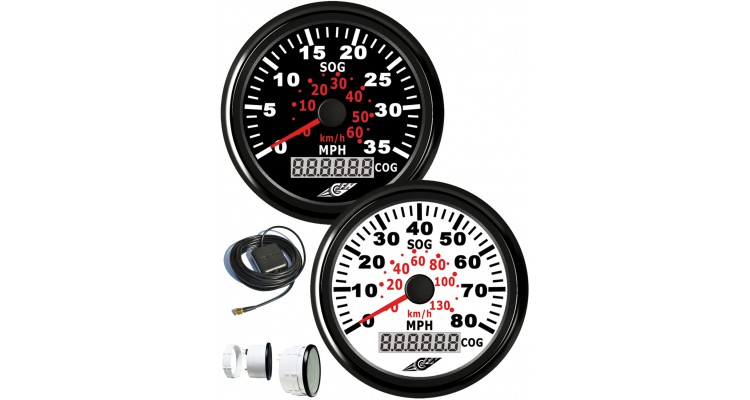 GPS Spidometrs, 80 mph