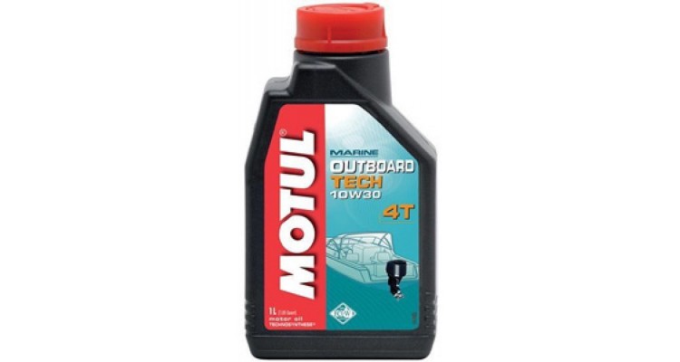 Eļļa, laivas motoram, 4-taktu, MOTUL OUTBOARD TECH, 10W30, 1 Litrs