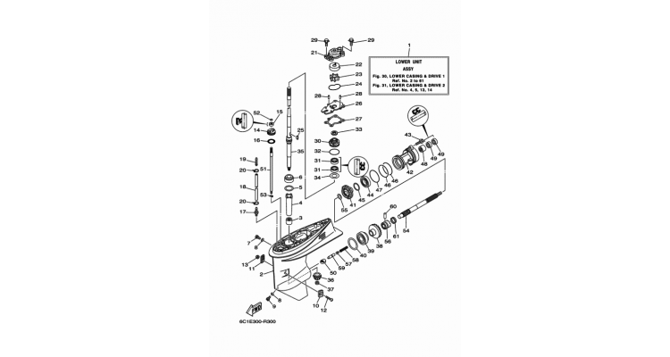 Reduktors, OEM YAMAHA / SELVA, 69W-45300-01-8D, 